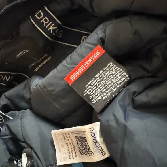 Didriksons skisuit overall blue orange boy 110